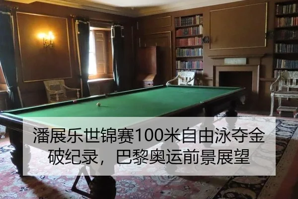 潘展乐世锦赛100米自由泳夺金破纪录，巴黎奥运前景展望